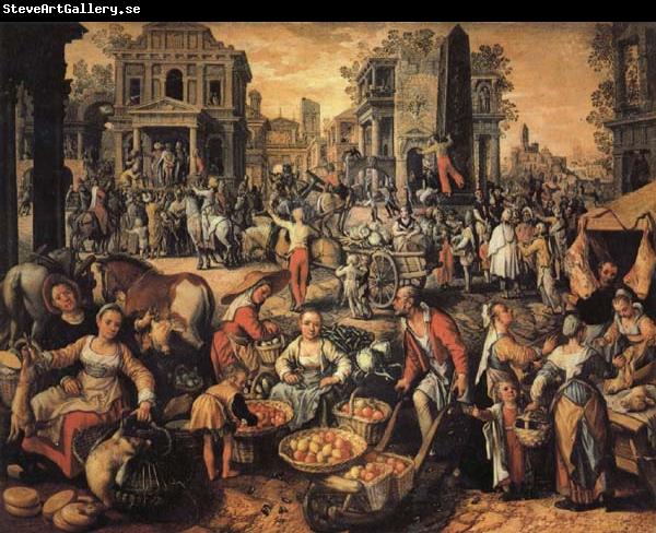 Joachim Beuckelaer Pilate Shows Jesus to the People